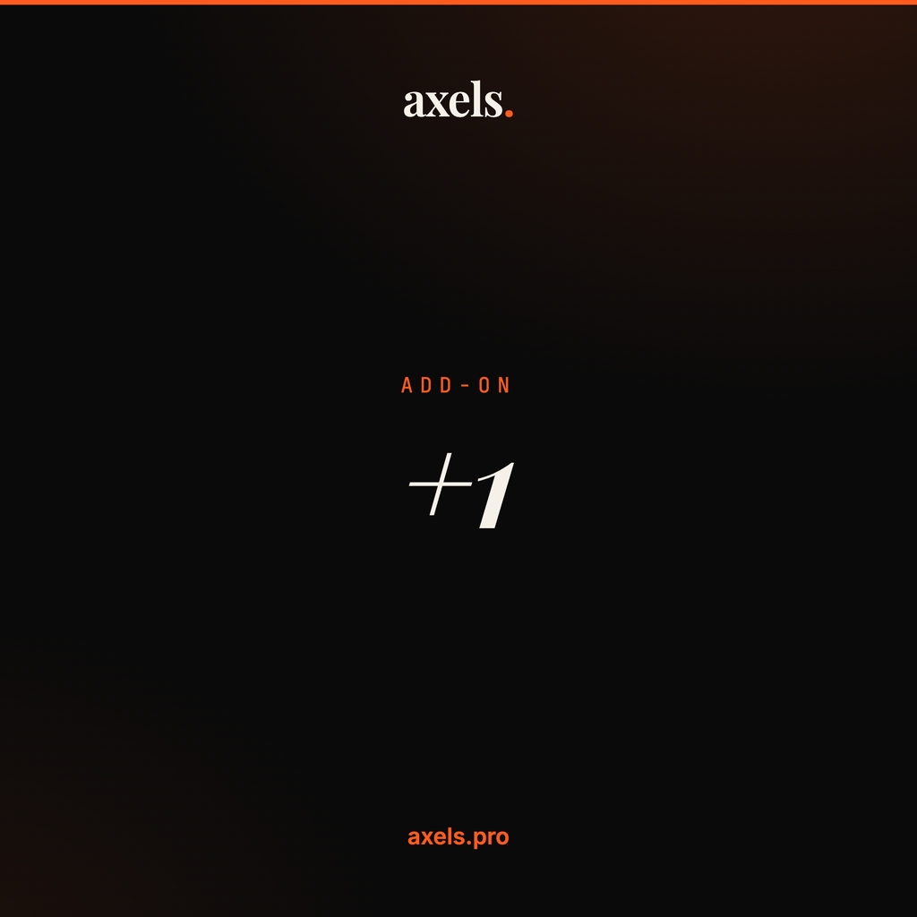 Axels · Usuario adicional (mensual)