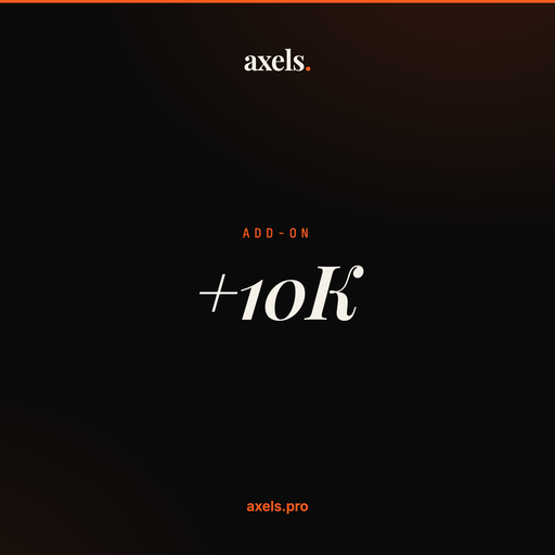 [AXELS-TOPUP-10K] Axels · Pack 10.000 créditos extra